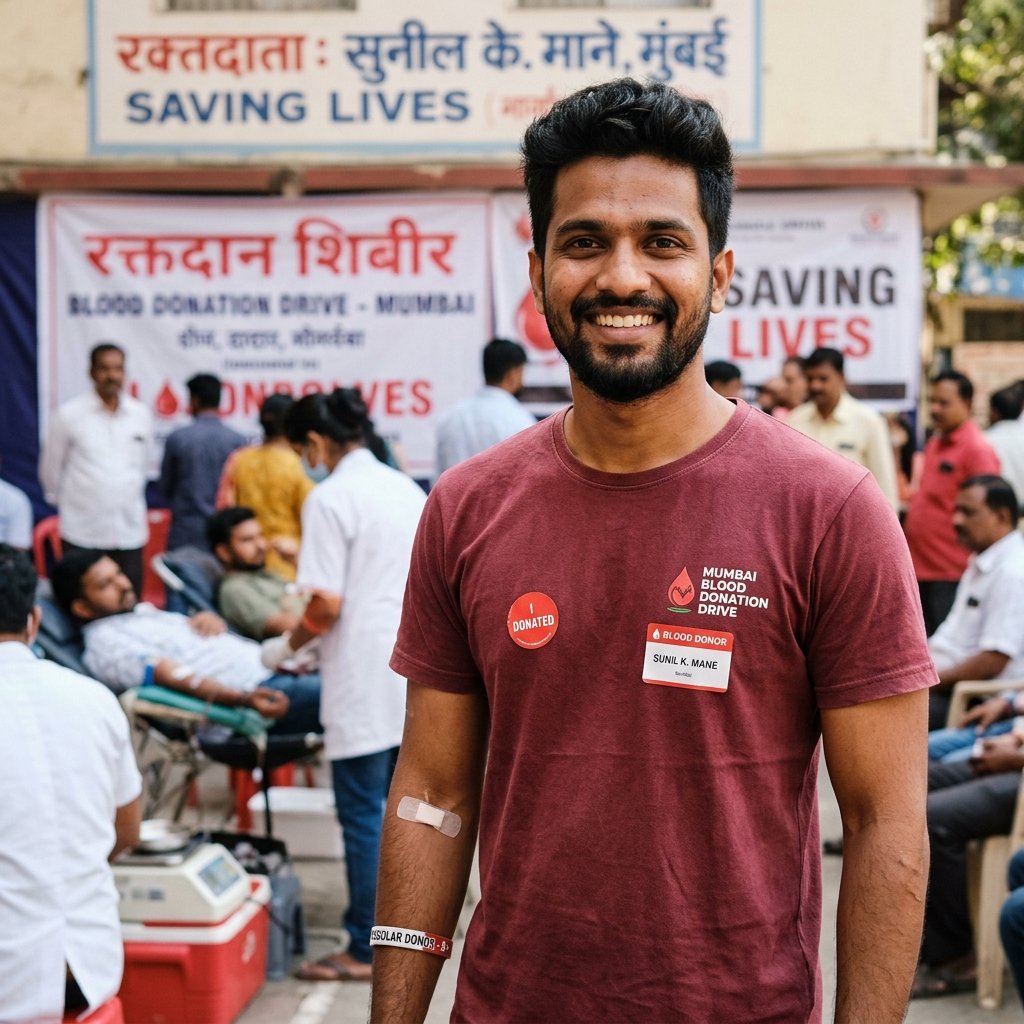 Sunil K. Mane - Blood Donor